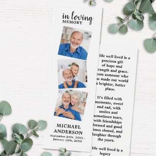 メモリエレガントー3写真葬式祈りの言葉ブックマーク