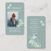 メモリカードウォーター色トンボ 名刺 (正面/裏面)