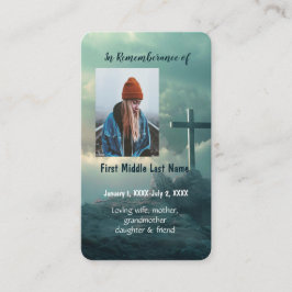 メモリカードクリスチャン・クロス・オン・ザ・ヒル 名刺