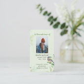 メモリカードメモリ《鳥》アメリカゴガラ春ツリー 名刺 (スタンド正面)