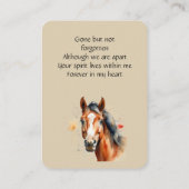 メモリカード馬好き所有者 名刺 (裏面)