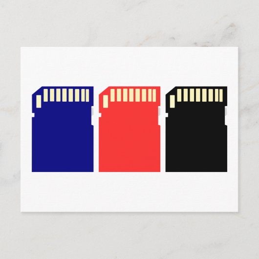 メモリカード – SDメモリカード ポストカード (正面)