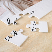 メモリコラージュパーソナライズされたおもしろい12枚の写真 ジグソーパズル (側面)