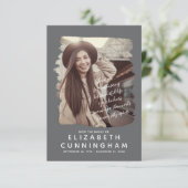 メモリシンプルーとモダンフォトフレーム サンキューカード (スタンド正面)