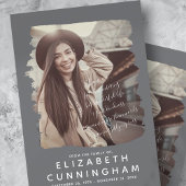 メモリシンプルーとモダンフォトフレーム サンキューカード