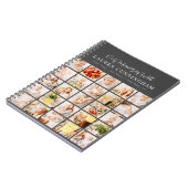 メモリシンプルーモダンミニマル25フォトコラージュ ノートブック (左側)