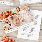 メモリシンプルーモダン9枚祈りの言葉 名刺