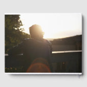 メモリシンプル写真を愛する中の ゲストブック (裏面)