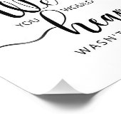 メモリテーブルのサインもし天国がそこまで遠くにない フォトプリント            (角)