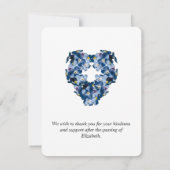 メモリトレジャーフローラハートデザインありがとう (裏面)