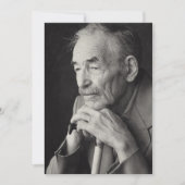 メモリパーソナライズされたアルカーカスタムド悔やみや弔慰 サンキューカード (正面)