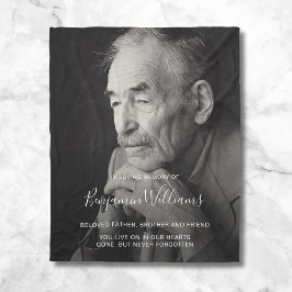 メモリパーソナライズされたアルフリースブラ フリースブランケット