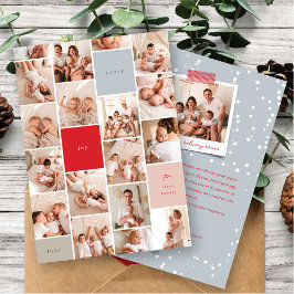 メモリブロックミニマル18フォトホリデモダンー シーズンカード