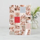 メモリブロックミニマル18フォトホリデモダンー シーズンカード (スタンド正面)