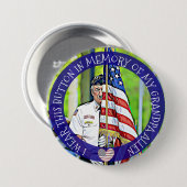 メモリボタンの軍隊 缶バッジ (正面&裏面)