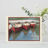 メモリメモリアル招待状で，レッドカヌー 招待状 (スタンド正面)