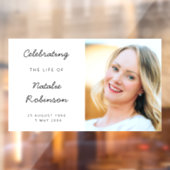 メモリモダンアル |葬儀お祝いの生活 ウィンドウサイン (シート2)