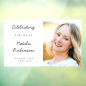 メモリモダンアル |葬儀お祝いの生活 ウィンドウサイン (シート3)