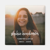 メモリモダンアル | Forever Loved Funeral Tribute マグネット (正面)