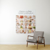 メモリモダンーシンプルミニマル25フォトコラージュ タペストリー (インサイチュ)