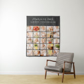 メモリモダンーシンプルミニマル25フォトコラージュ タペストリー (インサイチュ)