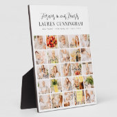 メモリモダンーシンプルミニマル25フォトコラージュ フォトプラーク (側面)