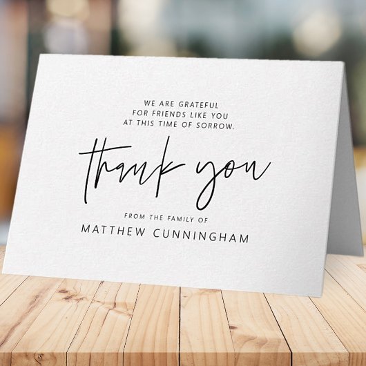 メモリモダンーシンプルルのミニマリストブラック&ホワイト カード