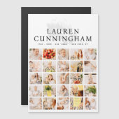 メモリモダンーシンプルルの紅葉25写真コラージュ (正面/裏面)