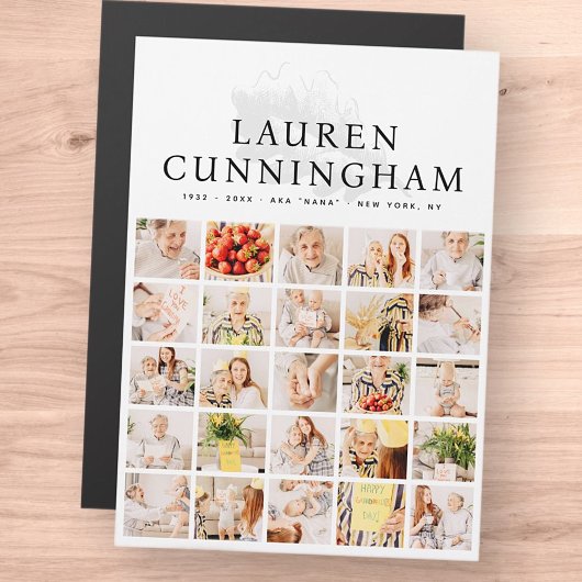 メモリモダンーシンプルルの紅葉25写真コラージュ