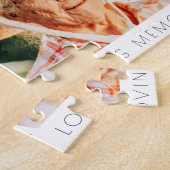 メモリモダンーシンプルルCHIC 9フォトコラージュ ジグソーパズル (側面)