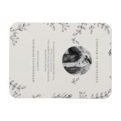 メモリモダンーシンプルルFOLIDS BOTANICALありがとう マグネット (横)