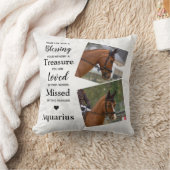 メモリモダンーパーソナライズされた2写真記憶 クッション (ブランケット)