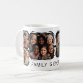 メモリモダン6フォトコラージュテンプレートホワイトC00 コーヒーマグカップ (正面左)