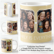 メモリモダン6フォトコラージュテンプレート黄色C62