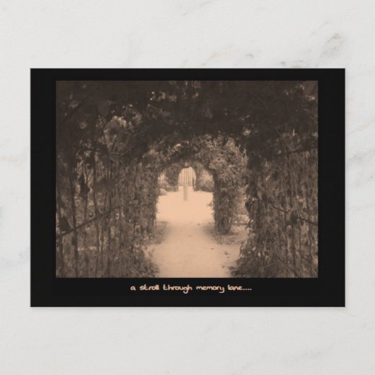 メモリレーンのポストカード ポストカード (正面)