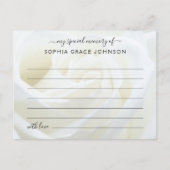 メモリーをシェアする フローラルローズの葬儀 ポストカード (正面)