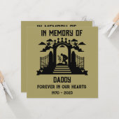 メモリーガーデンの葬儀 カード (正面/裏面インサイチュ)