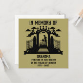 メモリーガーデンの葬儀 カード (正面/裏面インサイチュ)