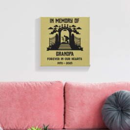 メモリーガーデンの葬儀 キャンバスプリント