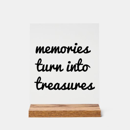 メモリーズアクリル記号 アクリルサイン (正面)