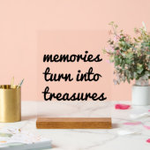 メモリーズアクリル記号 アクリルサイン (ウェディング)