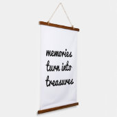 メモリーズウッドトップウォールタペストリー 吊り下げ型タペストリー (傾斜あり)