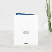 メモリーズクラシックブルー6フォトアニー大事な行事 サンキューカード (裏面)