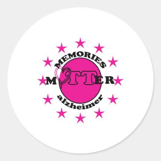 メモリーズハイマーステッカー ラウンドシール (正面)