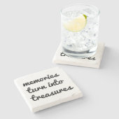 メモリーズマーブルストーンコースター ストーンコースター (横)