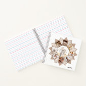 メモリーズ写真コラージュ地球トーンID1016 ノートブック (内部)