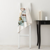 メモリーズ写真コラージュ海ガラスID1016 シェルパブランケット (インサイチュ)