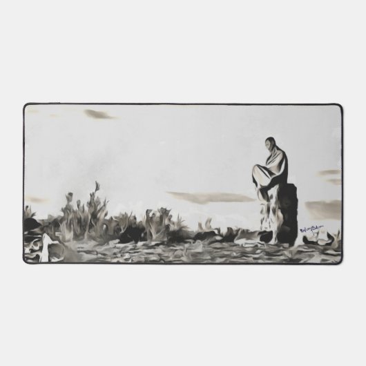 メモリーフォームマットレス デスクマット (正面)