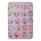 メモリーフォーム豪華に柔らかいポープリント バスマット (正面縦)