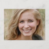 メモリー写真を共有する 葬儀 ポストカード (裏面)